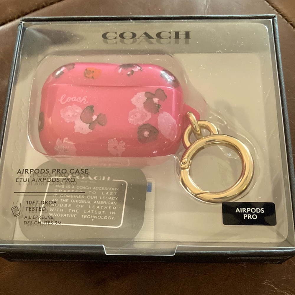 NEW Coach floral airpod pro case.